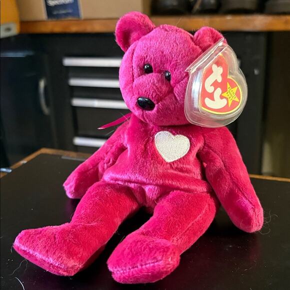 Other - Pink Plush Bear with Heart